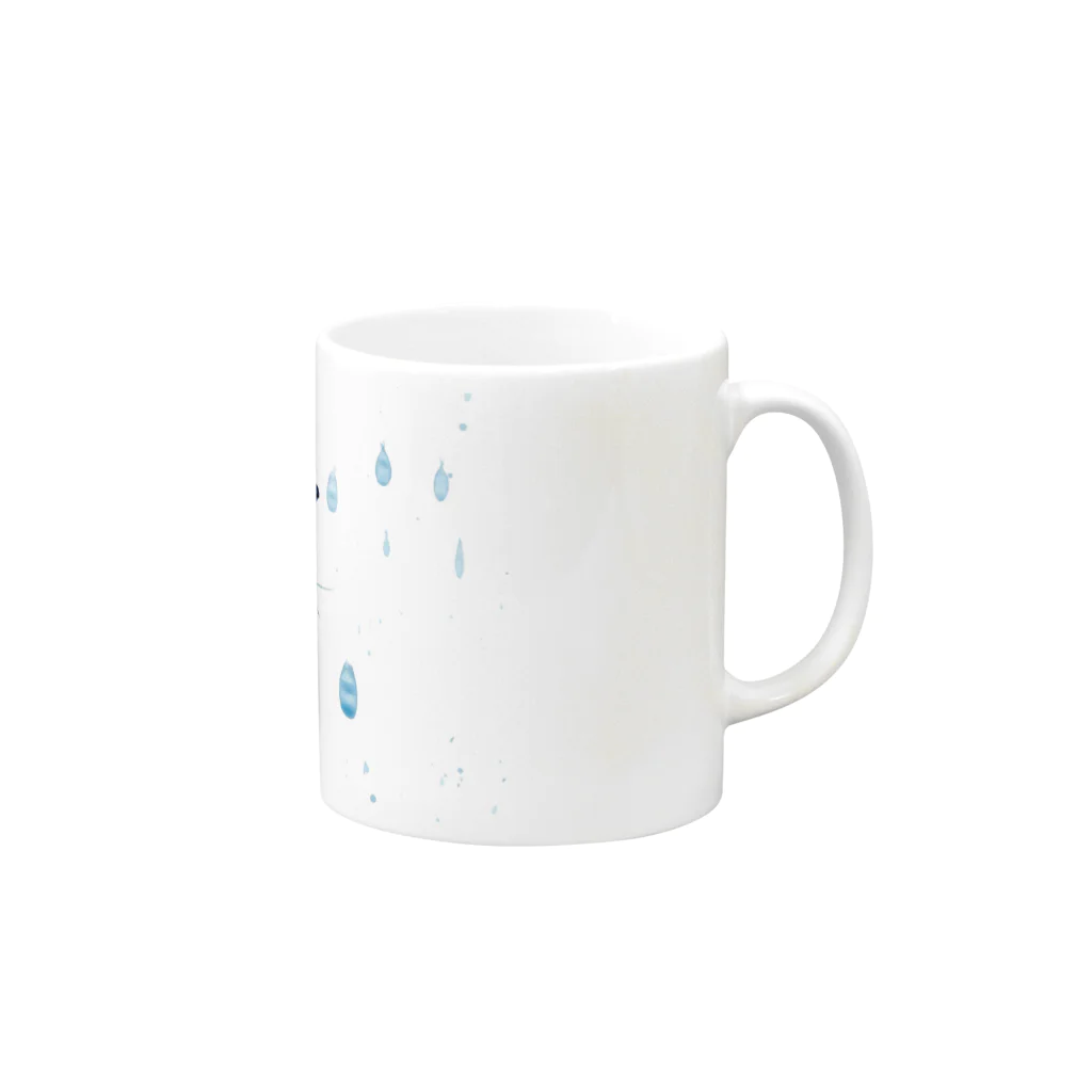 Dokurouの涼しげなおさかなくん Mug :right side of the handle