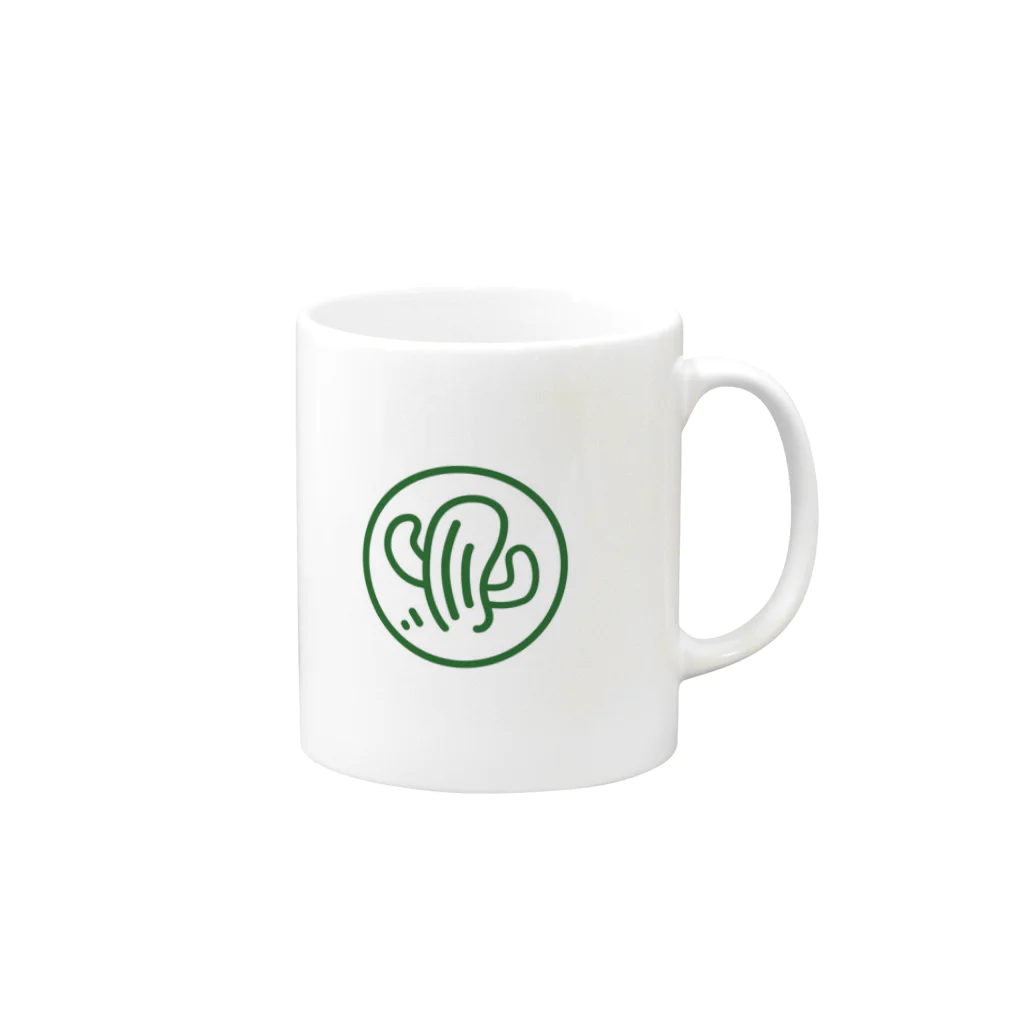 spice_cactusのマグカップ Mug :right side of the handle