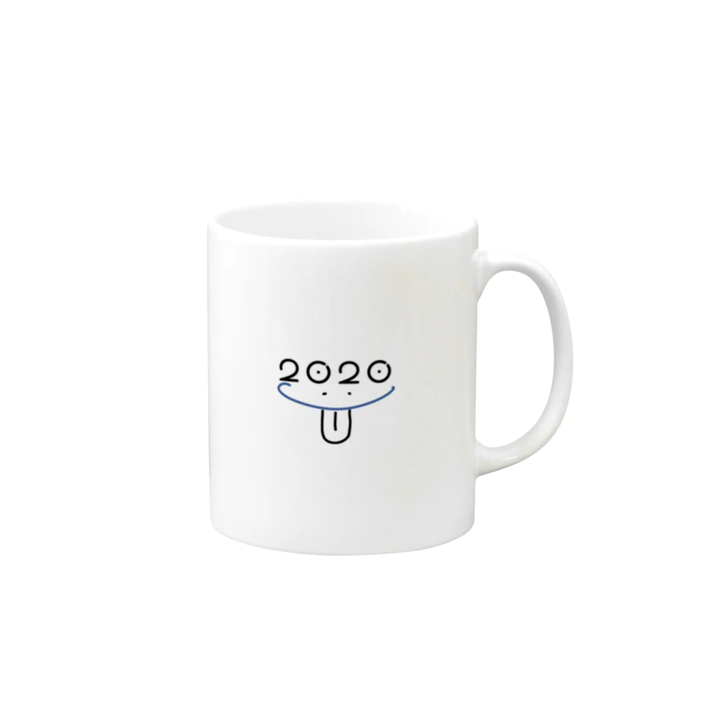 MGK SHOPの2020へ Mug :right side of the handle