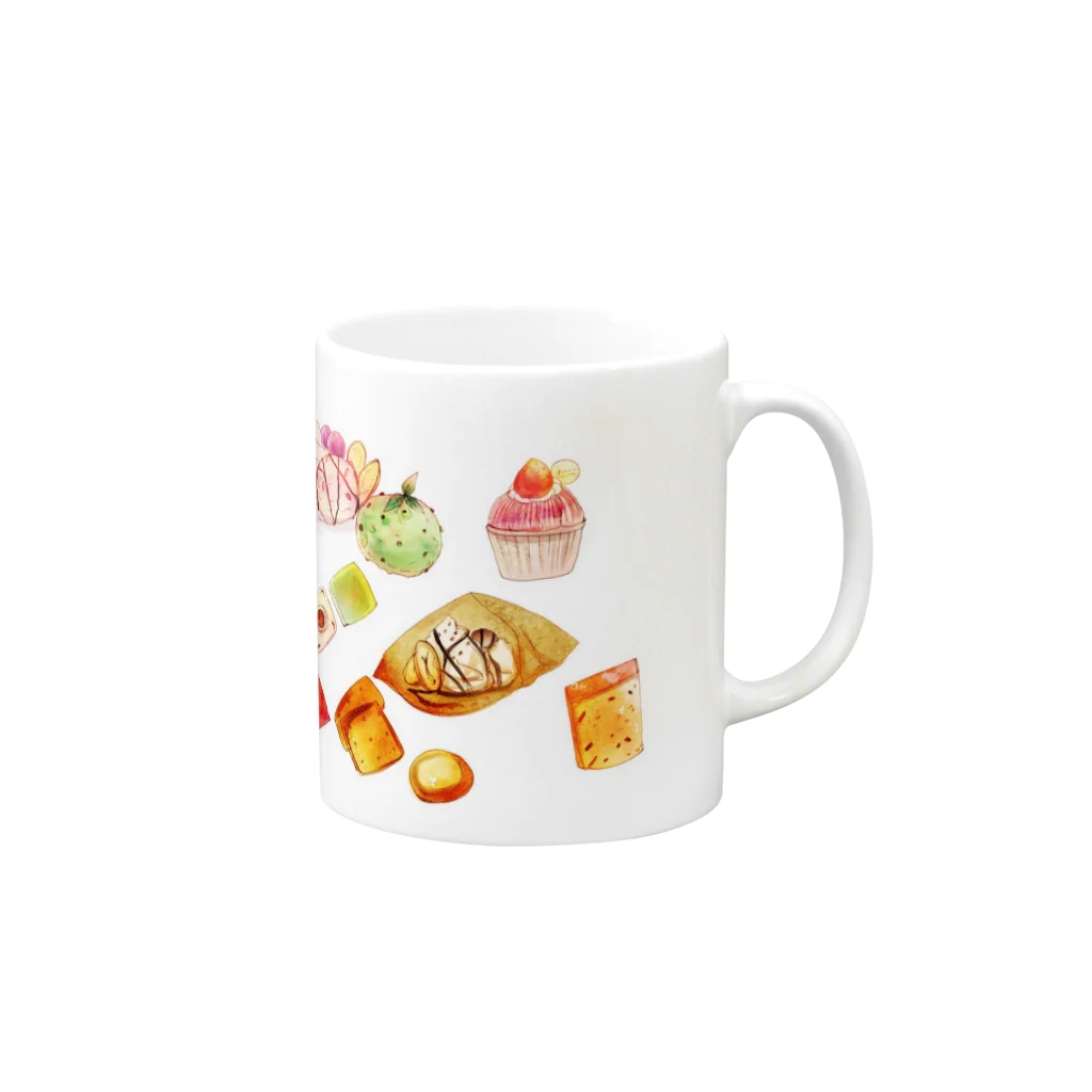 Venustaの美味しい時間を。-スイーツタイム Mug :right side of the handle