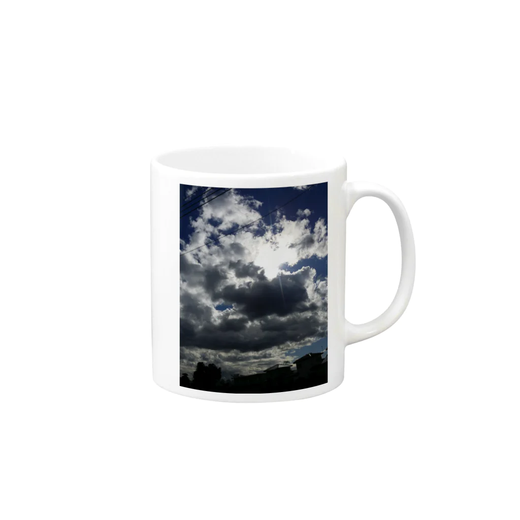 andyのSun+Cloud Mug :right side of the handle