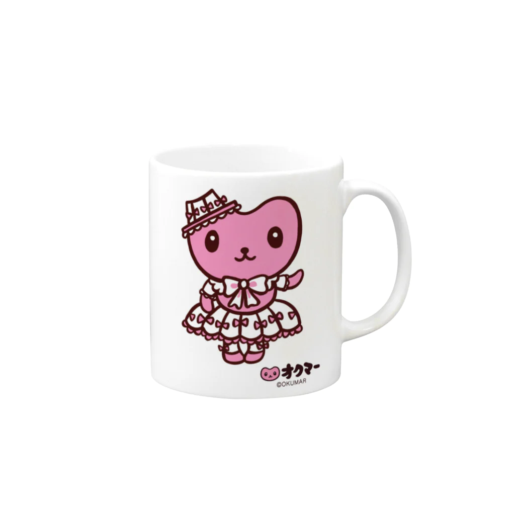 オクマーSUZURIショップのロリィタ オクマー Mug :right side of the handle