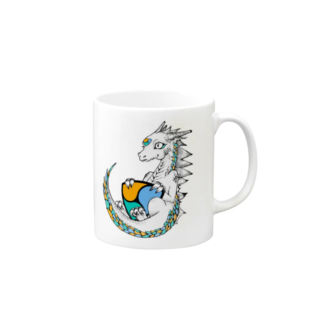 "harvestale"のNEMDragon #1 Mug :right side of the handle