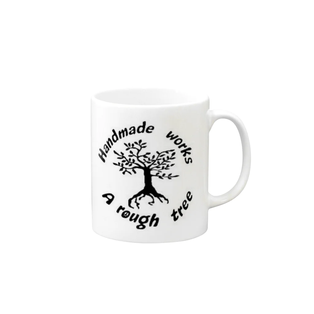 A rough treeのaroughtree Mug :right side of the handle