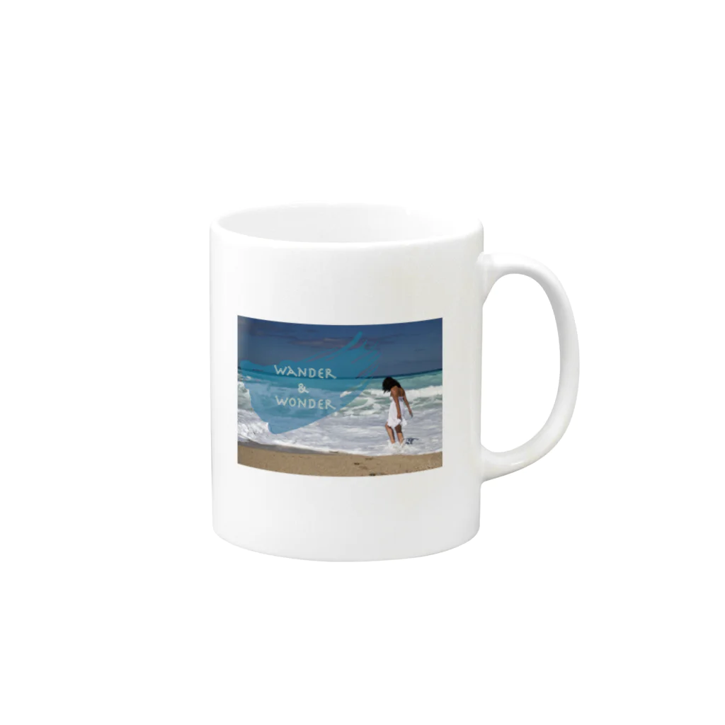 azusa kuriharaのgirl Mug :right side of the handle