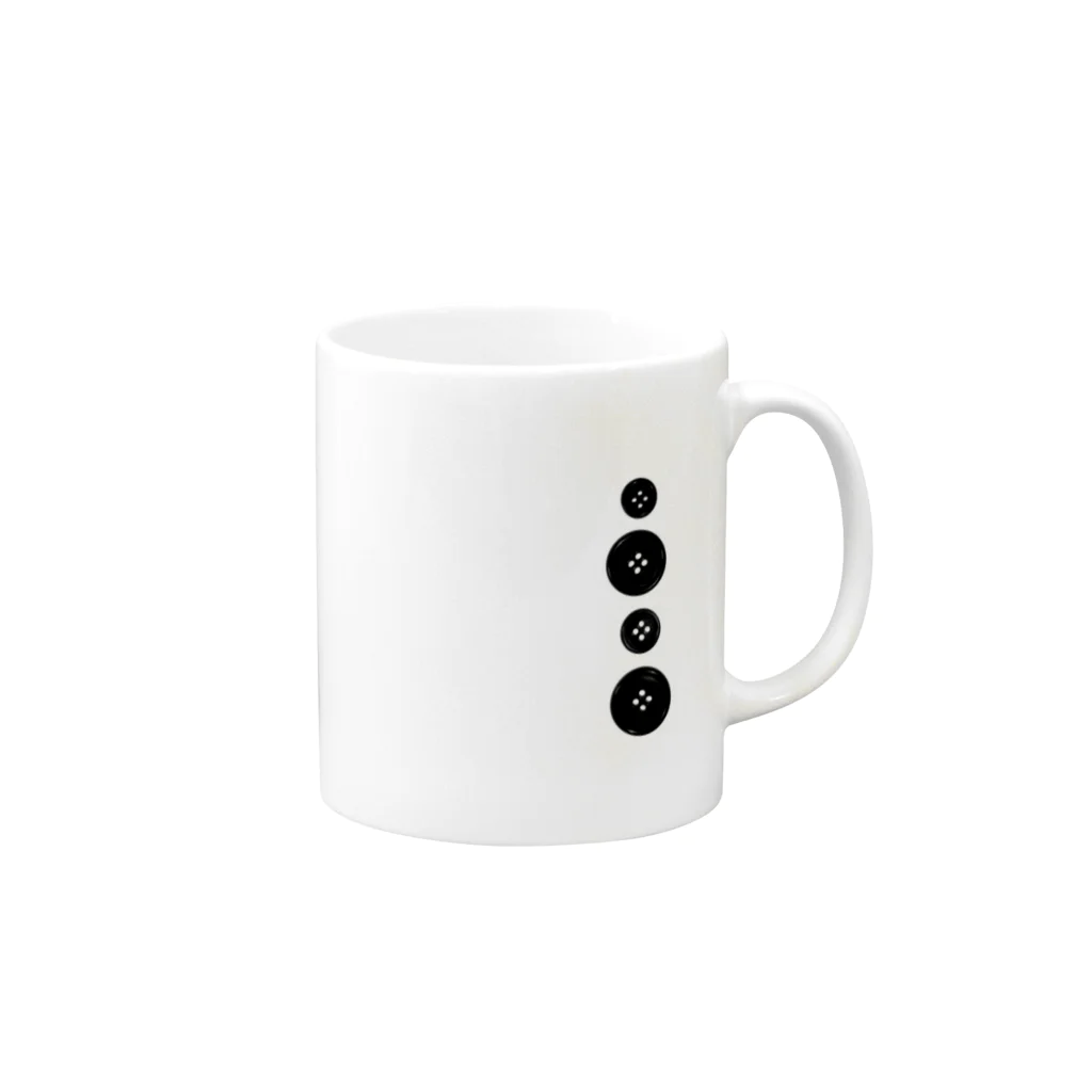 Nakamu-の釦ドロップス Mug :right side of the handle