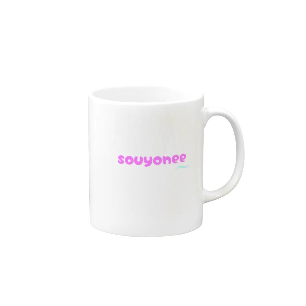 y_06の#色んな言葉(そうよねぇ〜) Mug :right side of the handle