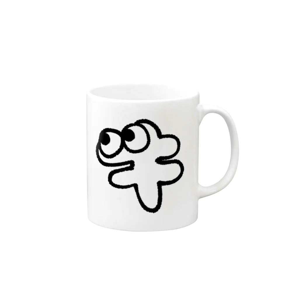 yammのキキキ Mug :right side of the handle