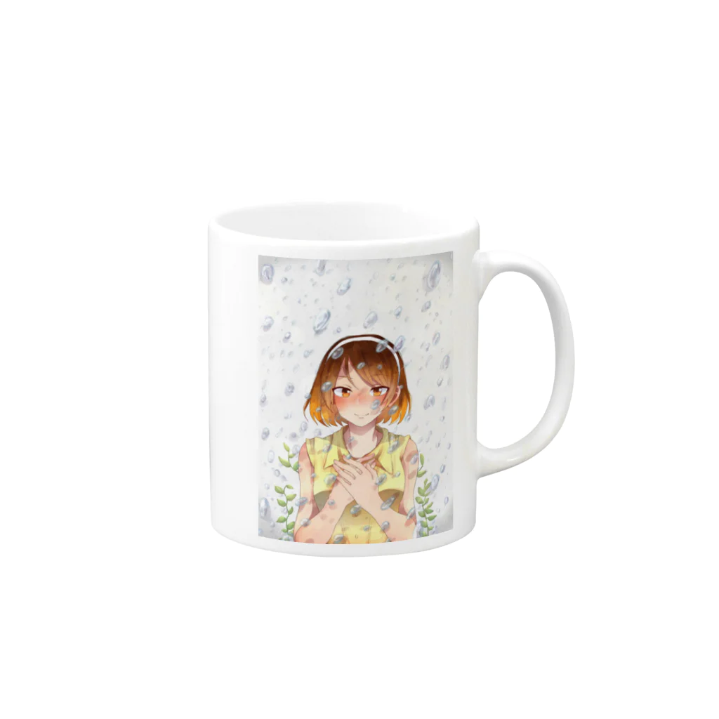 ARASHIbiyori0723の.。o○ﾌﾞｸﾌﾞｸ○o。. Mug :right side of the handle