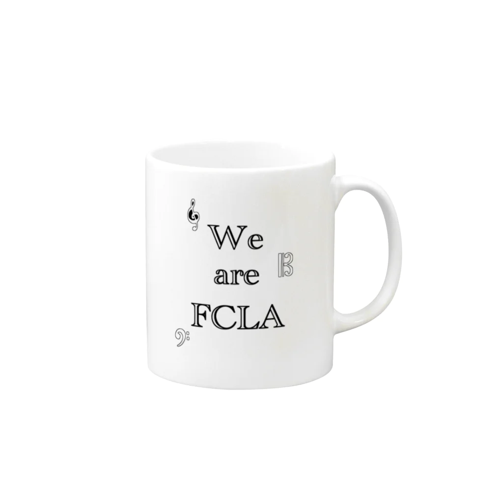 ぬるのFCLA 1 マグカップの取っ手の右面