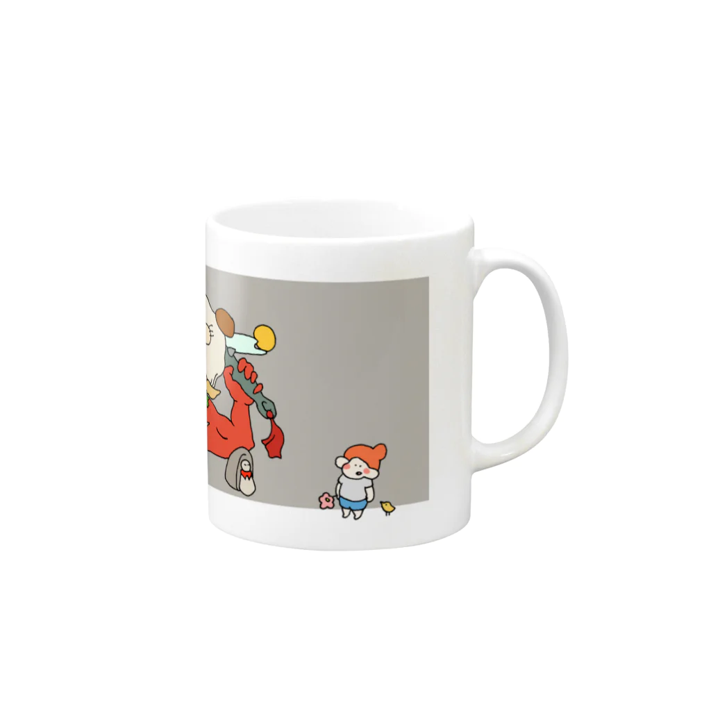 ko屋のハロウィンマグカップ Mug :right side of the handle