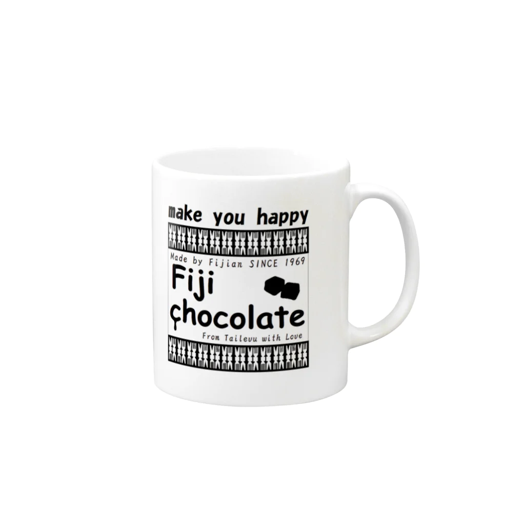 MITSU屋’SのFiji chocolate MUG マグカップの取っ手の右面