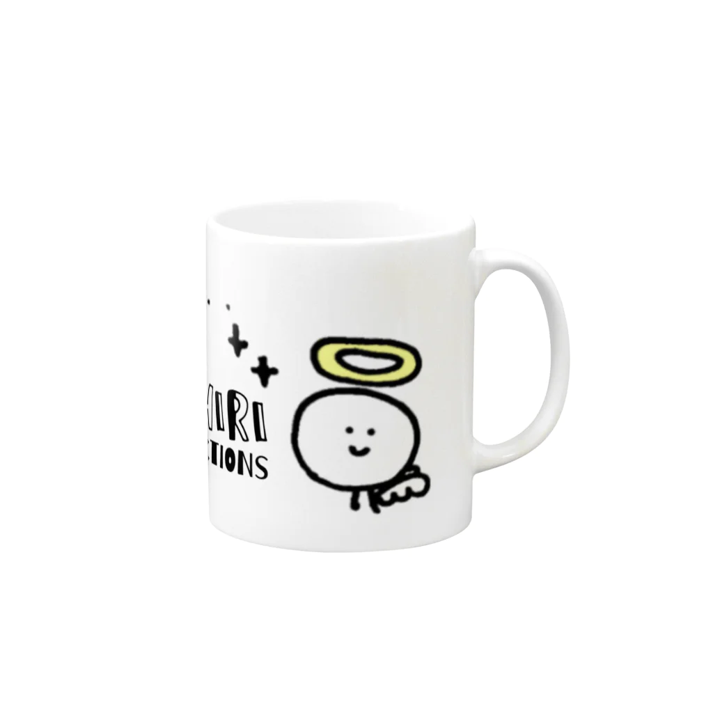 えみちり！のゆるまめ（天使） Mug :right side of the handle