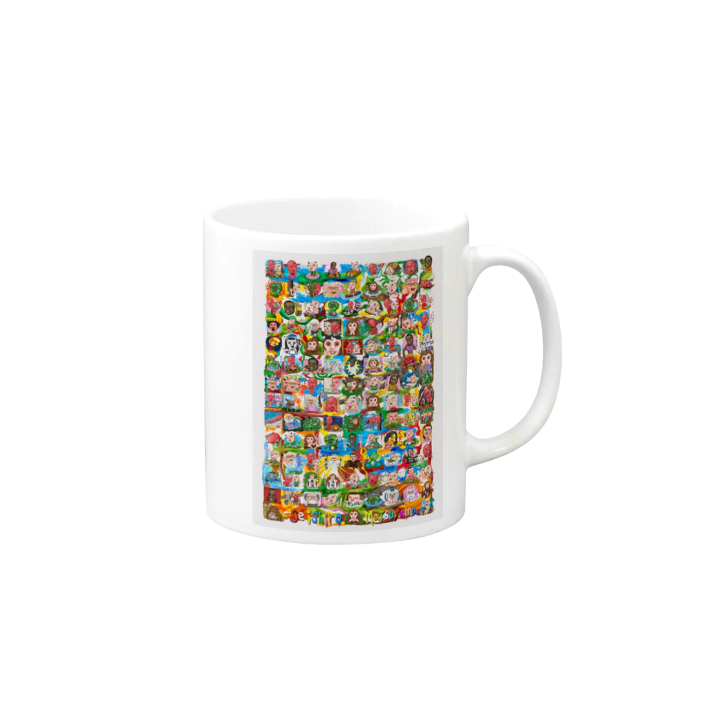 松山征シロー（Seishiro Matsuyama)の松山征シローLINEスタンプ Mug :right side of the handle