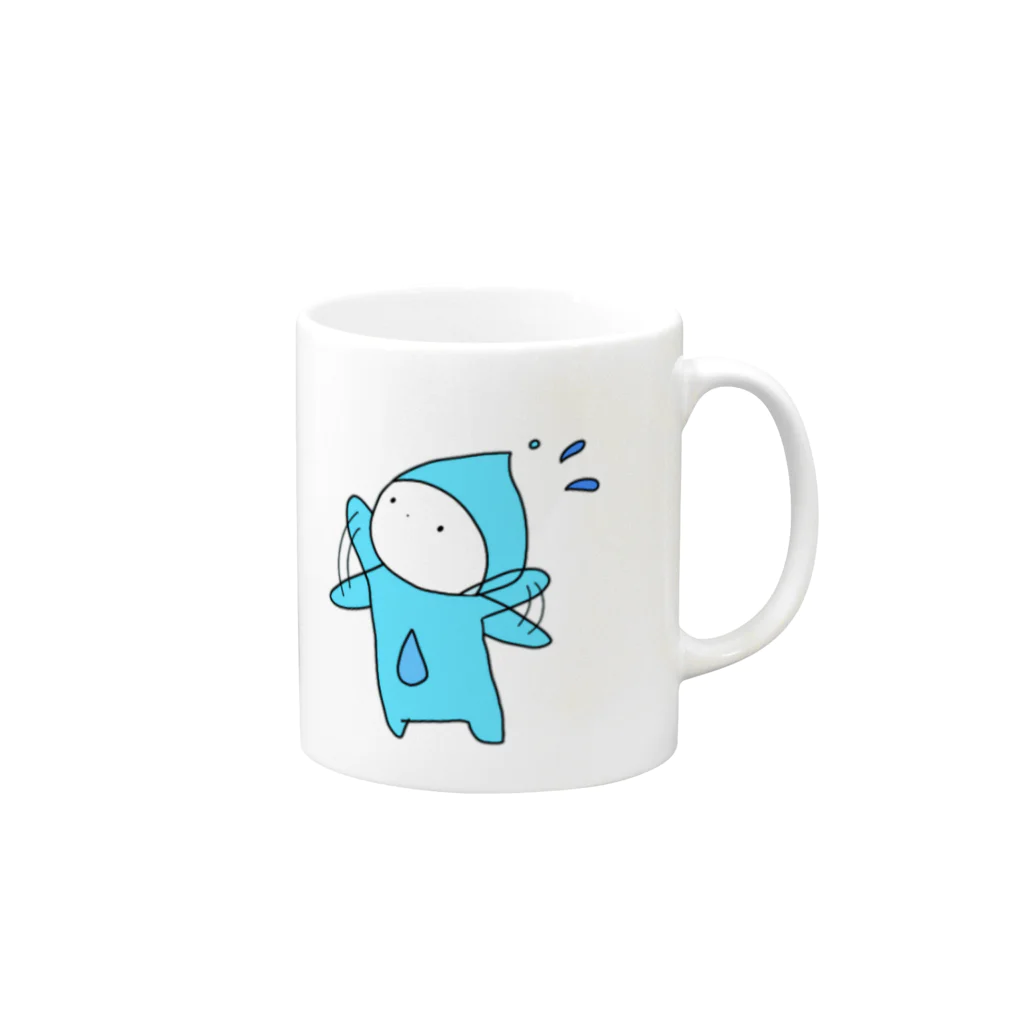 lemonteaの水の妖精 Mug :right side of the handle