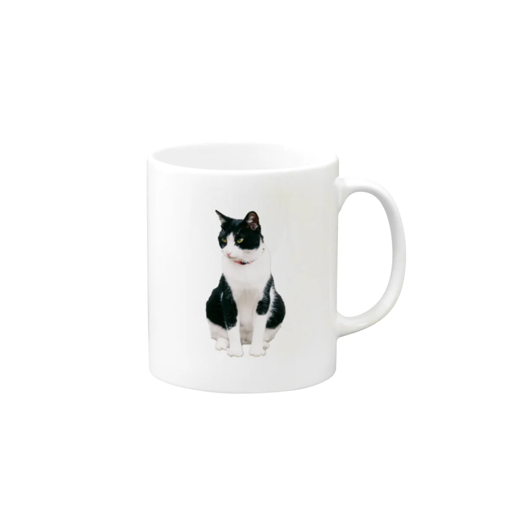 ten_hezの猫くん Mug :right side of the handle