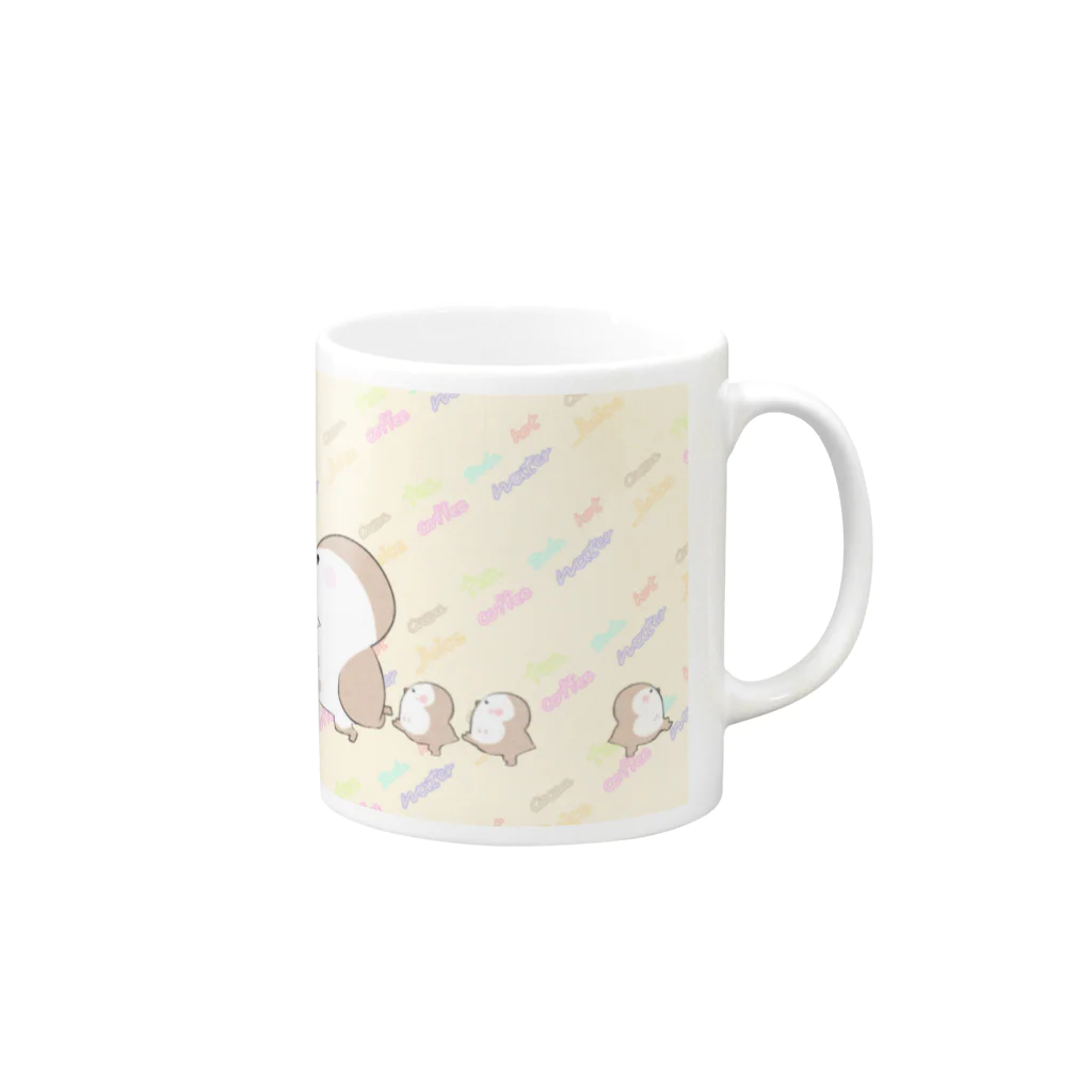 suzumechuuunのまぐかっぷん。 Mug :right side of the handle