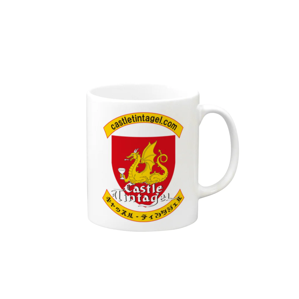 Castle　Tintagelのティンタジェルマグカップ Mug :right side of the handle