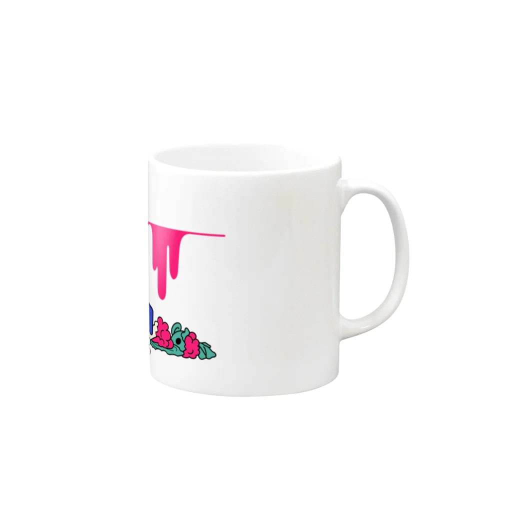 ♡ARCO♡の切り取り少女 Mug :right side of the handle