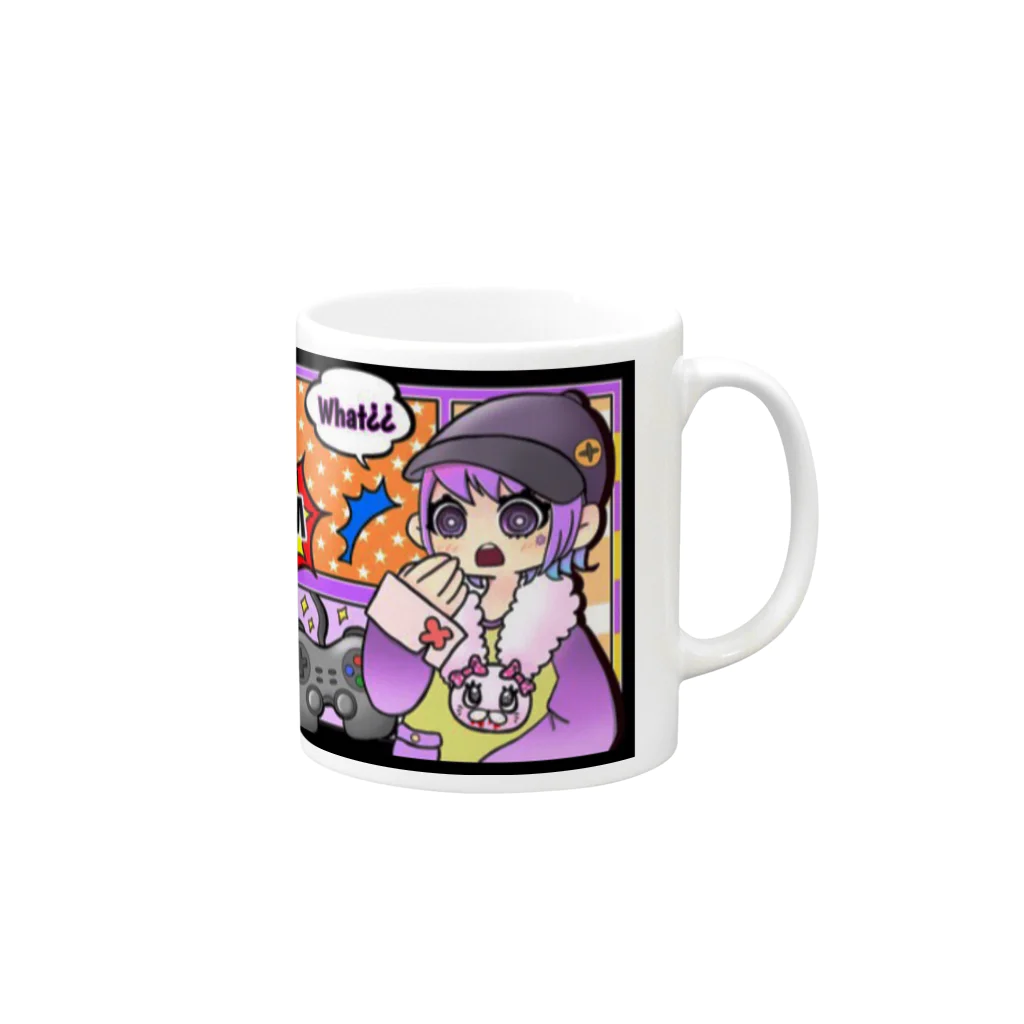 ぱたぱた✡異端児 【PATA】の【おすすめ★】 アメコミ風ゲーマーグカップ Mug :right side of the handle