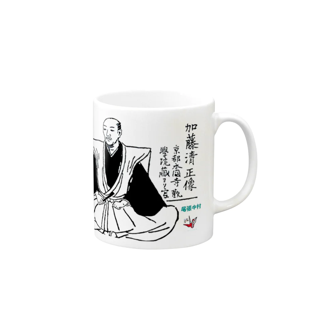 yt19380709の加藤清正 Mug :right side of the handle