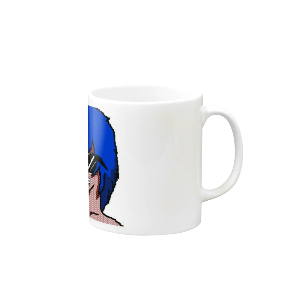 クーロンのグラさん Mug :right side of the handle