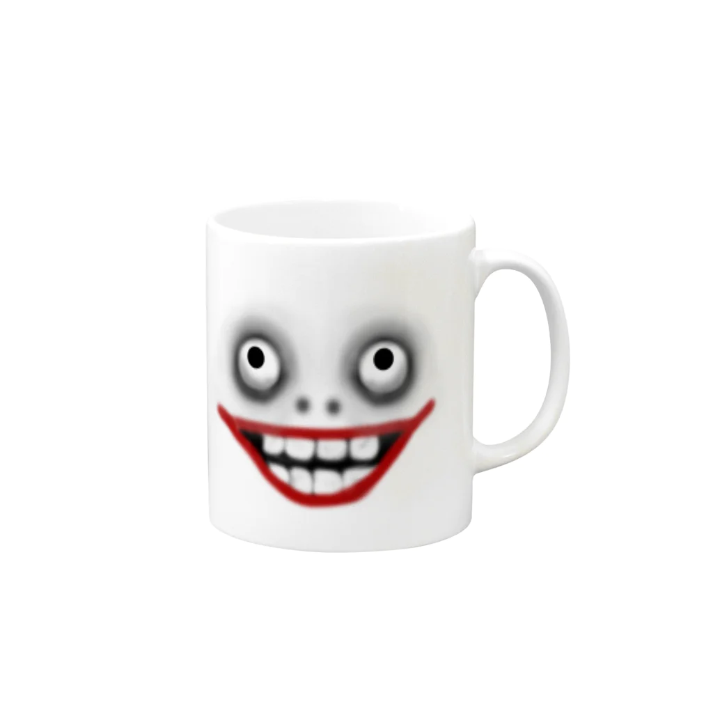 takopon_LINEのホラー Mug :right side of the handle