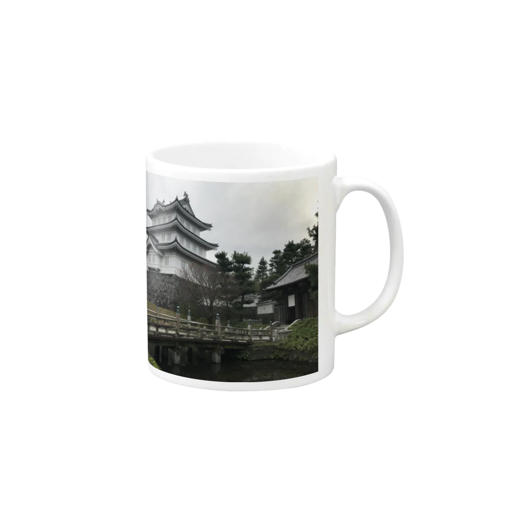 hachimitsu0502の忍城っ！ Mug :right side of the handle