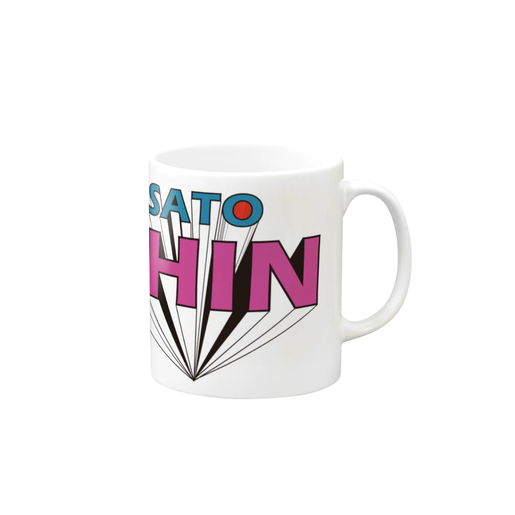 SSShiNNNのSATO SHIN Mug :right side of the handle