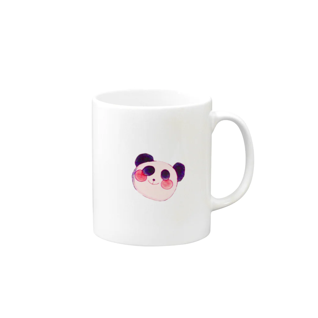 kaotaruのぱんたくん（ピンク） Mug :right side of the handle