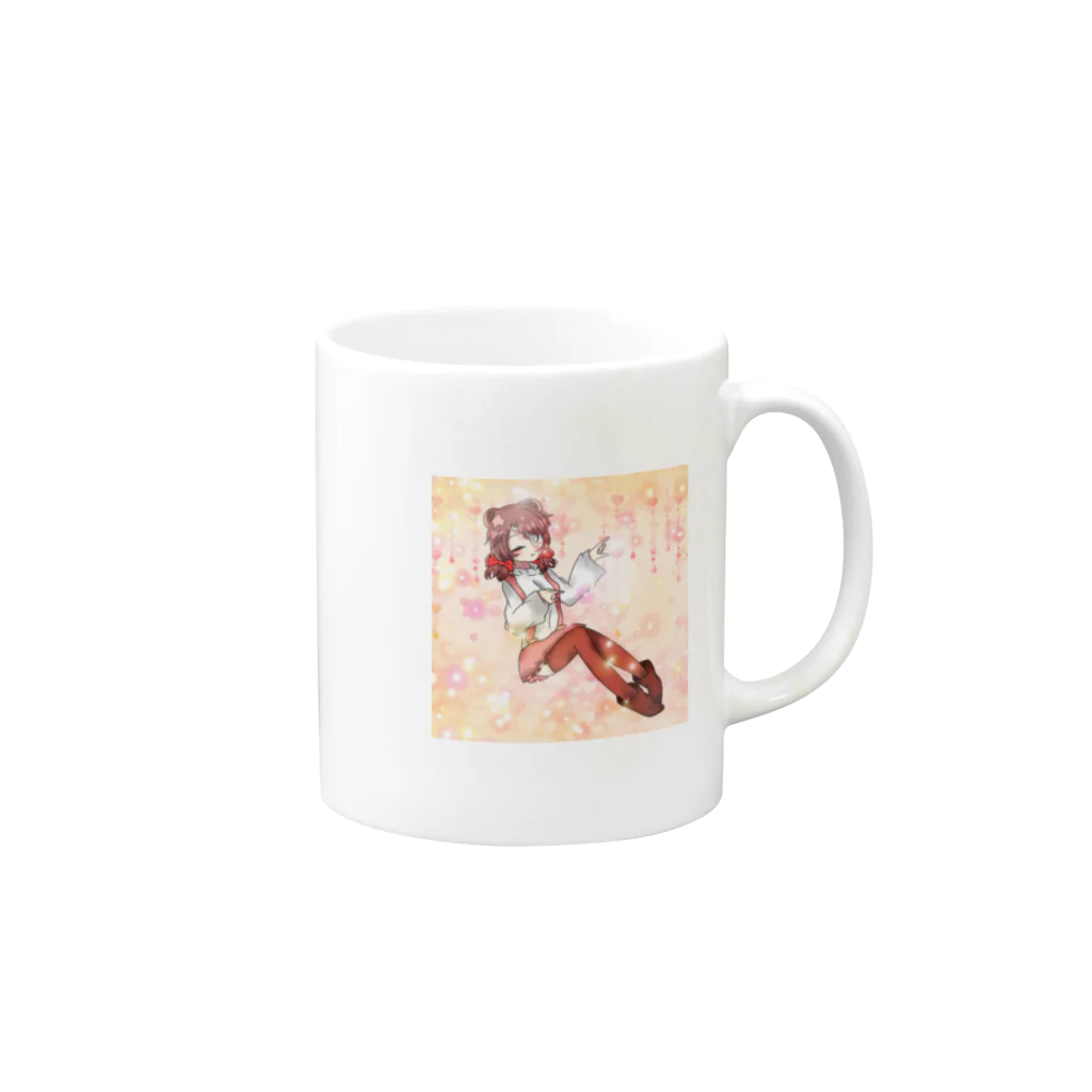 raicha947の新しく作りました！うちの子のグッズ！ Mug :right side of the handle