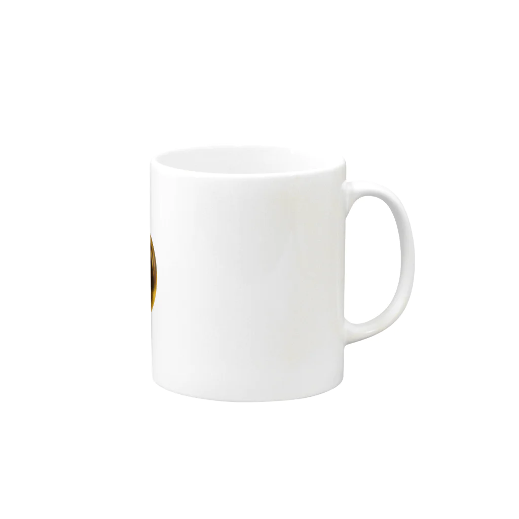 taremimiのゴールドTOMATO（W） Mug :right side of the handle