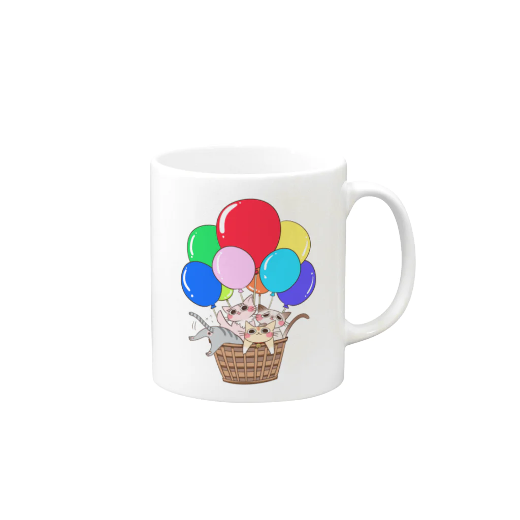 catballoonのcat balloon Mug :right side of the handle