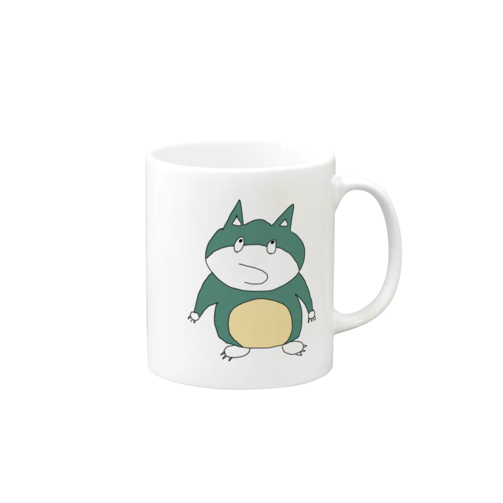 きりがみねのみどりいろ Mug :right side of the handle