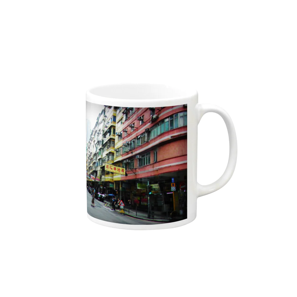 まおまおのHONG KONG 馬頭角 Mug :right side of the handle