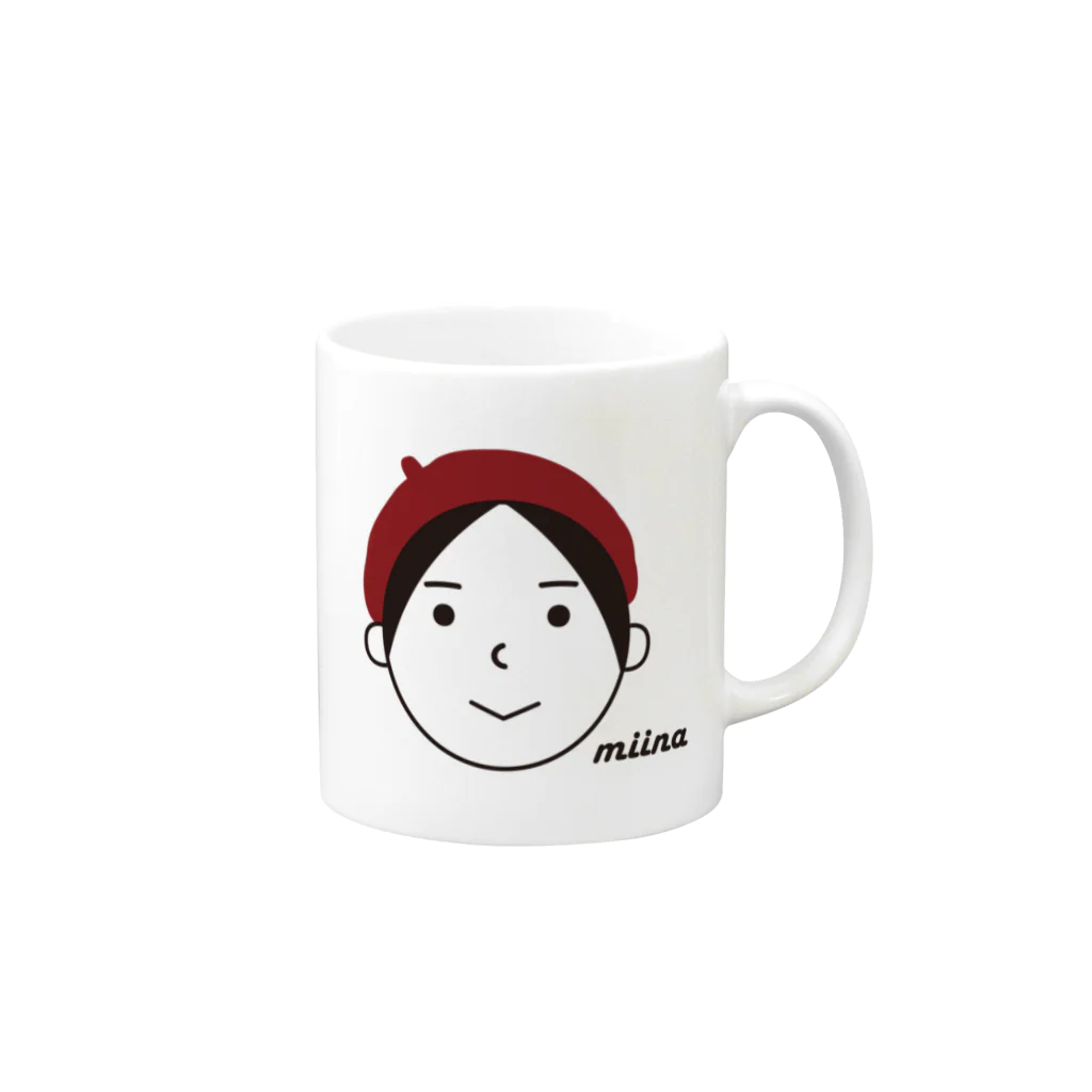 miina77のmiina Mug :right side of the handle