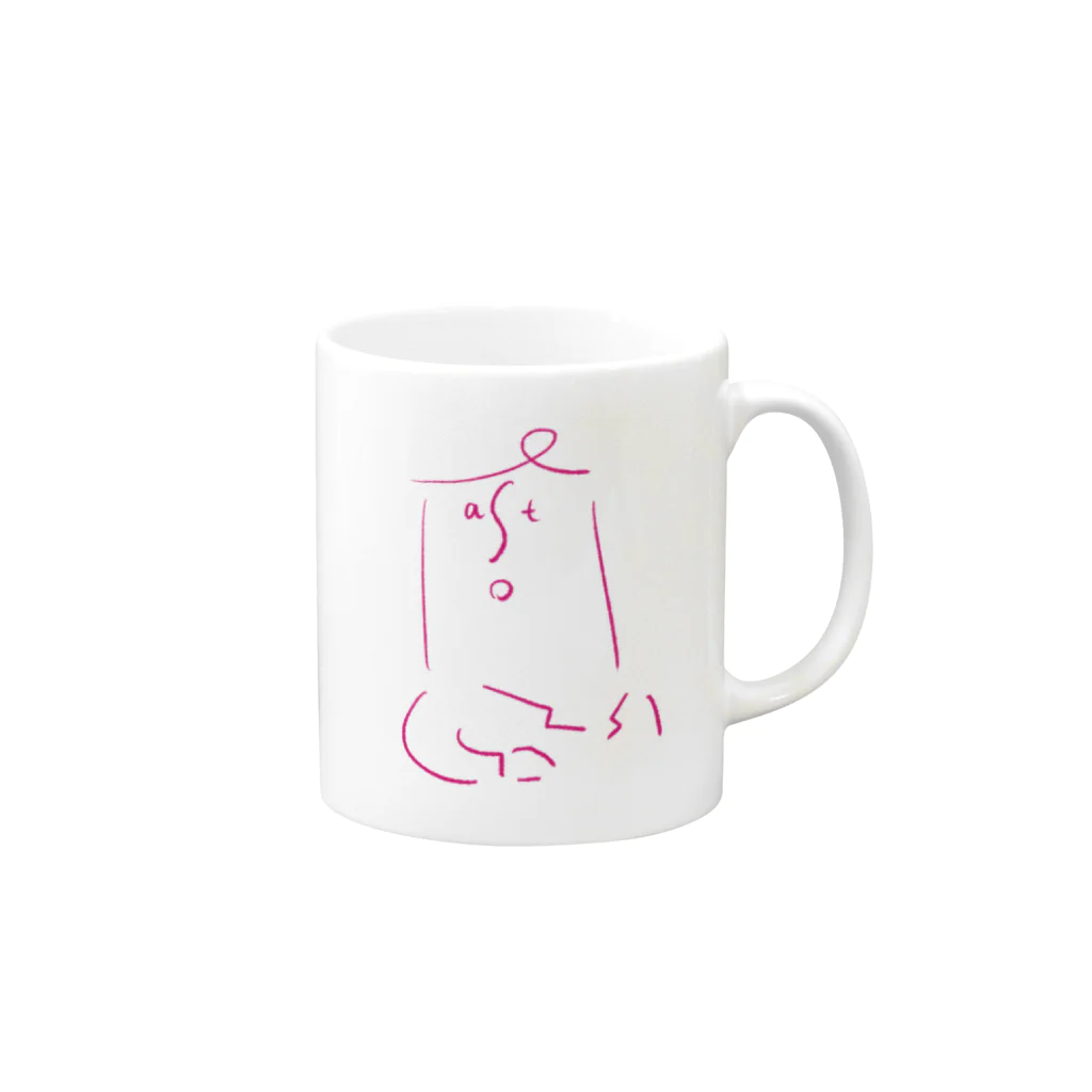 佐藤 由吾のsatoクン Mug :right side of the handle