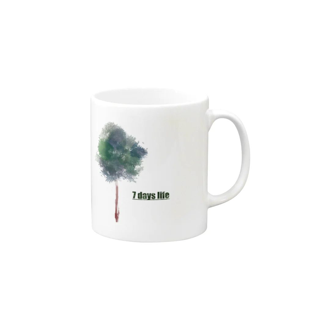 TERAの7dayslife Mug :right side of the handle