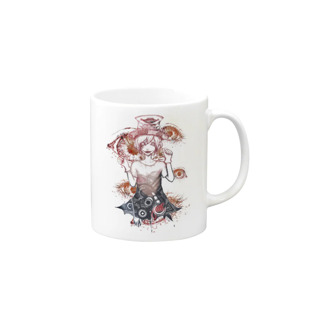 Re：小日向珈世のSNS pierrot 異世界洋墨浪漫 Mug :right side of the handle