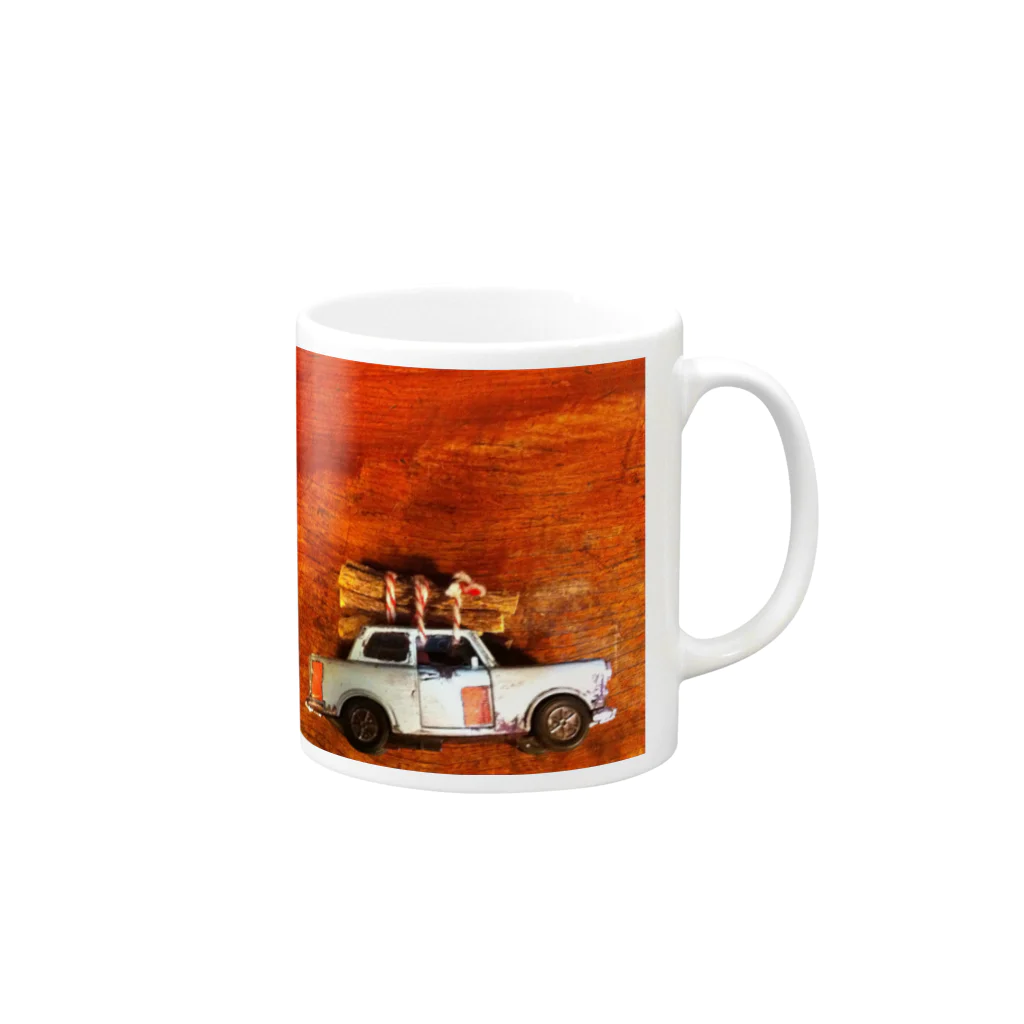 hanmi-chanのソビエトの車 Mug :right side of the handle