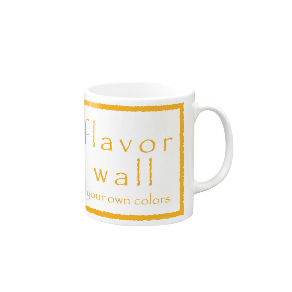 flavorwallのflavor wall Mug :right side of the handle