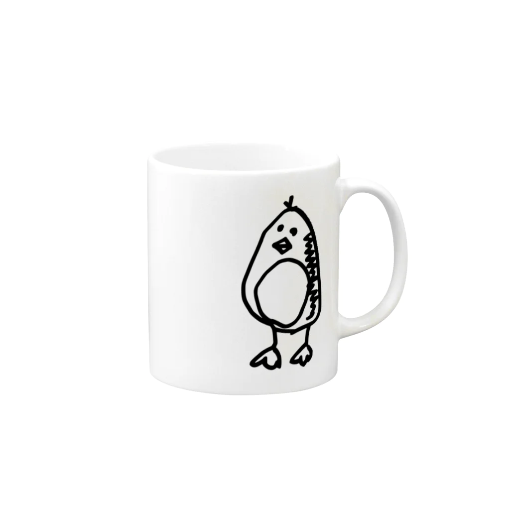 tokichieのtori Mug :right side of the handle