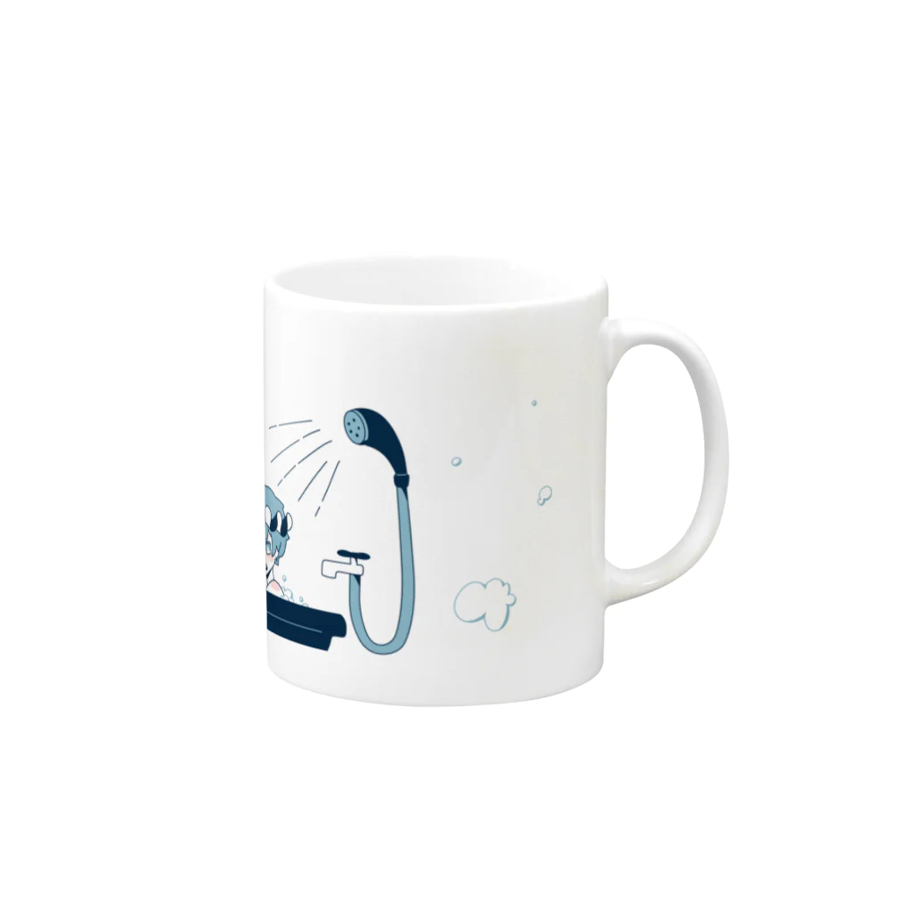 Insomnia...のBath time  Mug :right side of the handle