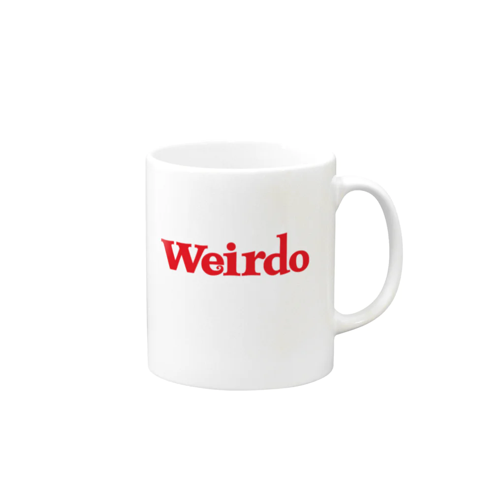 WeirdoのWeirdo Red マグカップの取っ手の右面