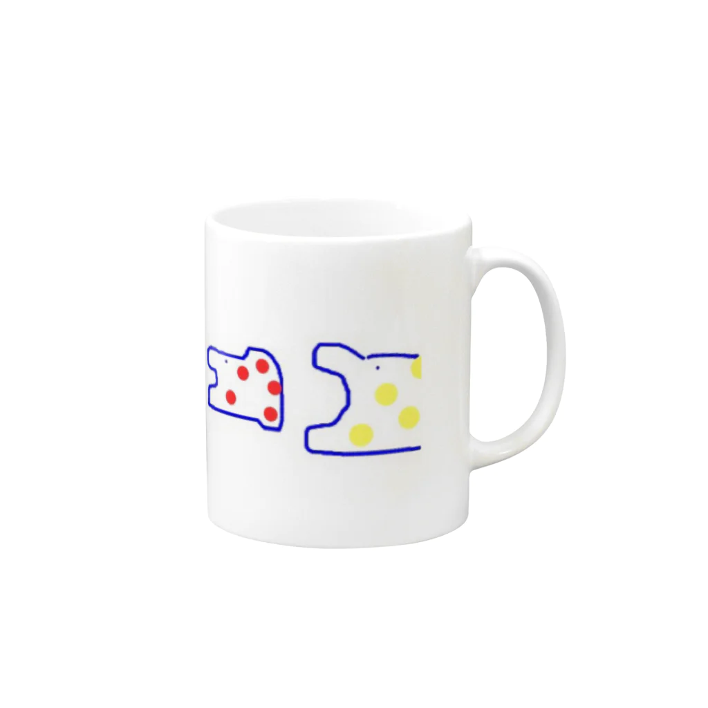 daickeyのさかなのせかい Mug :right side of the handle