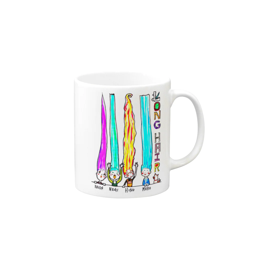 OMENYAのRONG HAIR Mug :right side of the handle