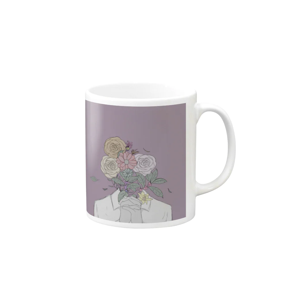 CoCoA@SingのCoCoA（very,花シリーズ） Mug :right side of the handle