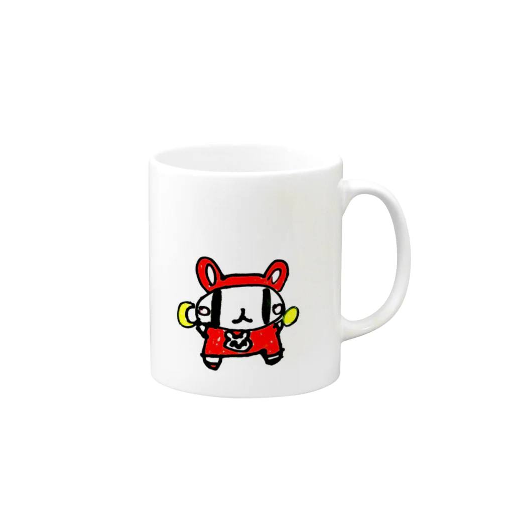 おおつかさんの店のうさぎちゃん Mug :right side of the handle