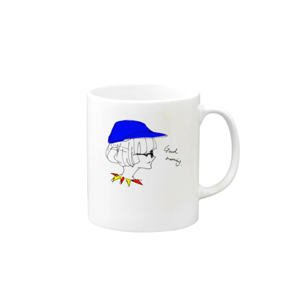 shionのgood morning Mug :right side of the handle