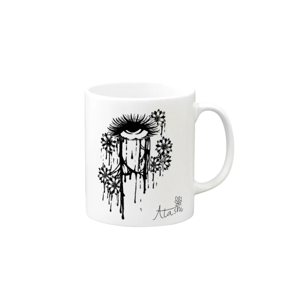 ⌘うさぎとアタシ⌘のsisen Mug :right side of the handle